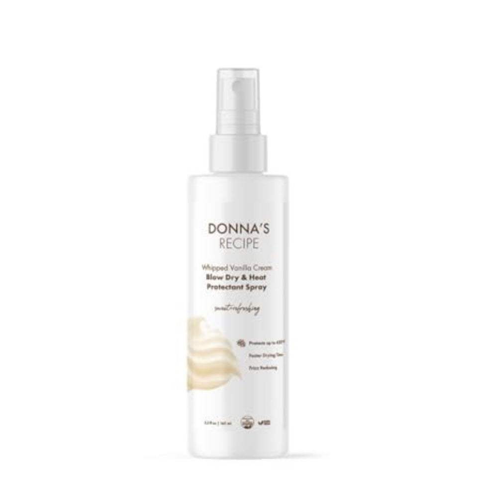 Donna's Recipe Vanilla Heat Protectant Spray - 5.5 Fl Oz