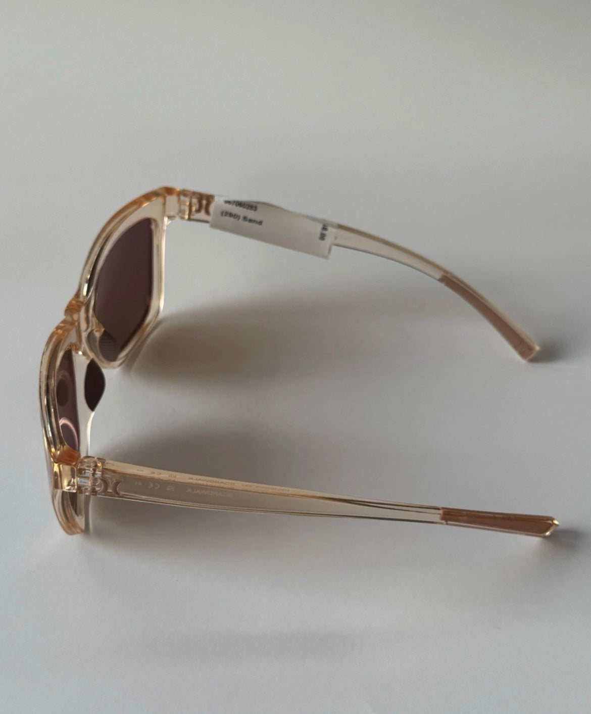 HURLEY Boardwalk Square Sunglasses Crystal & Sand Frame