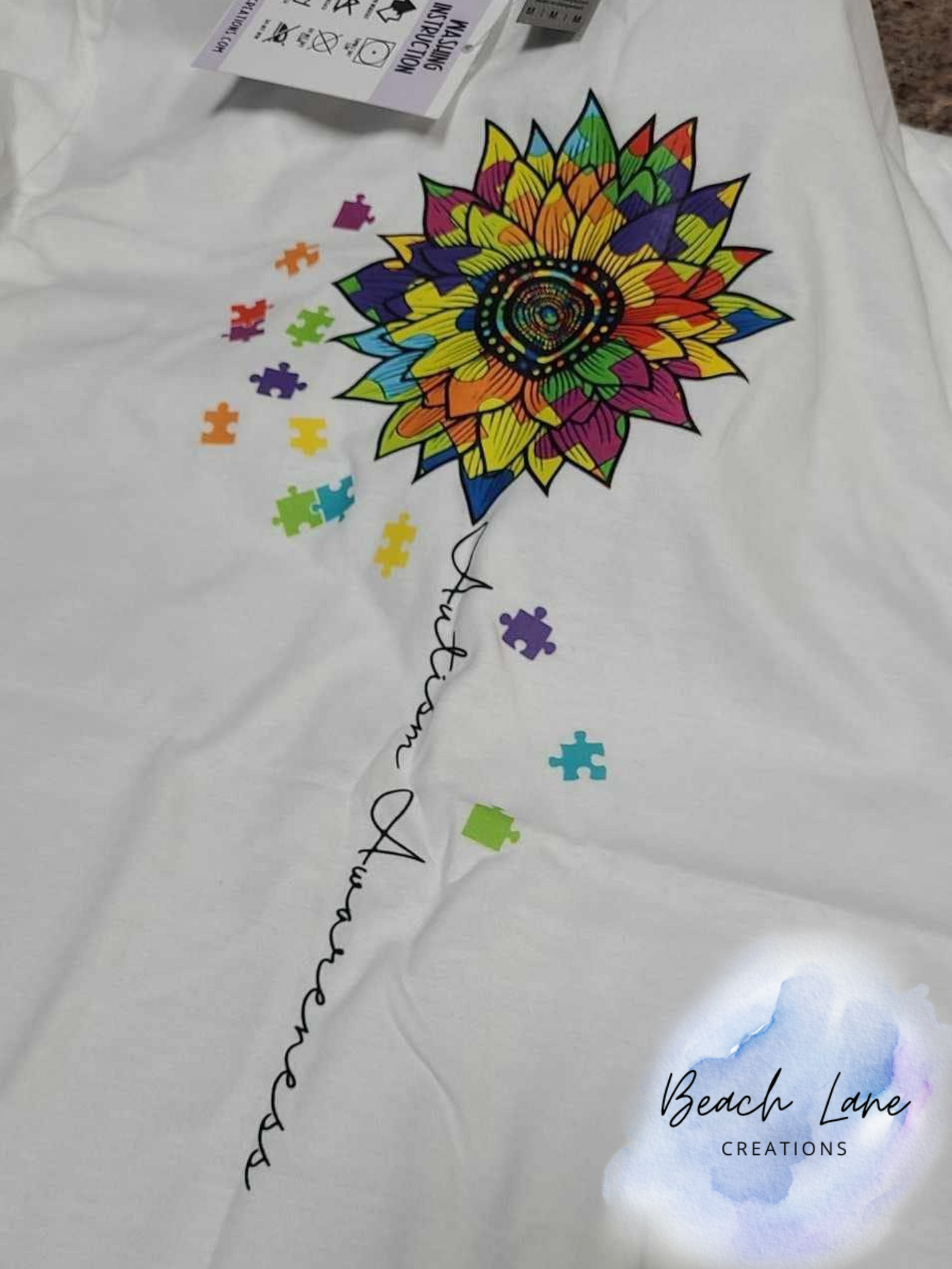 Autism Awareness Sunflower Tee