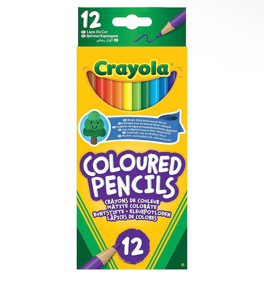 Crayola Coloring Pencils - Assorted Colors (Pack of 12)