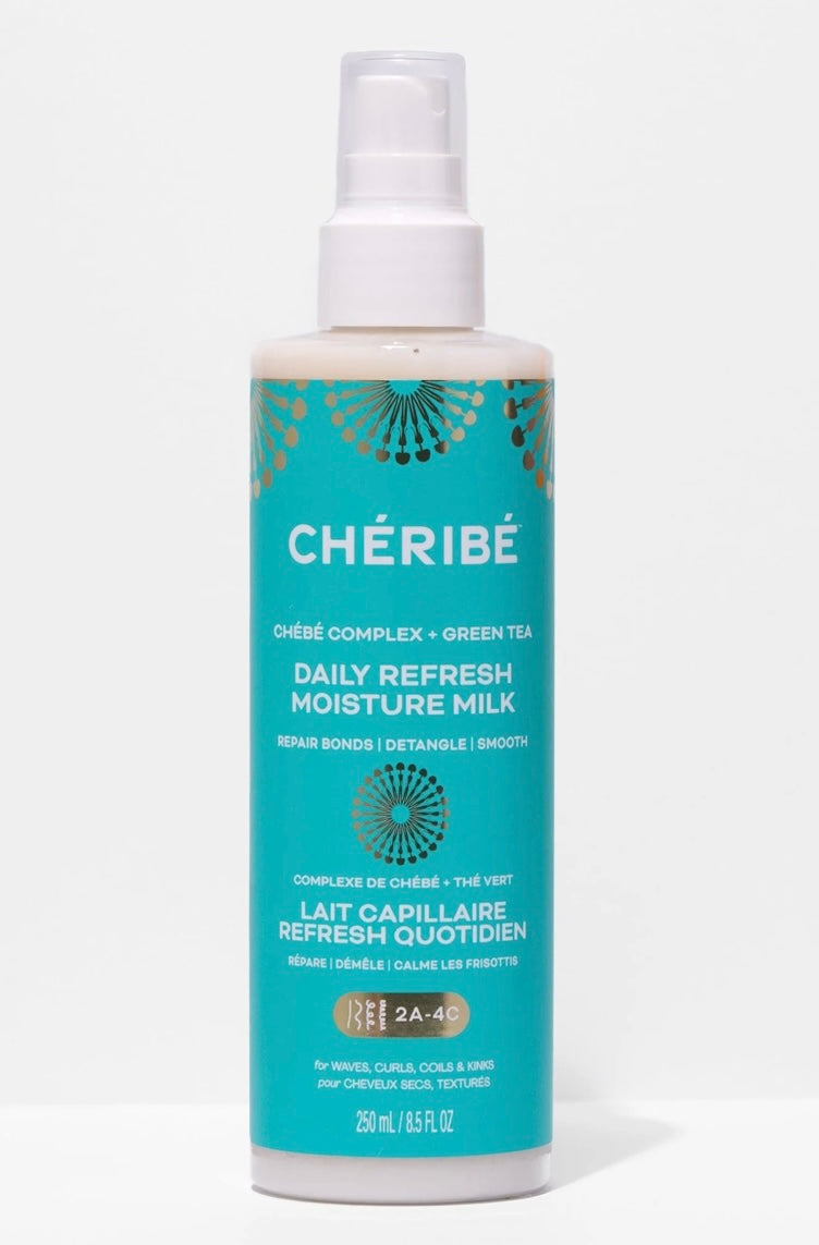 Cheribe Daily Refresh Moisture Milk with Chebe Complex + Green Tea - Anti-Frizz + Detangling