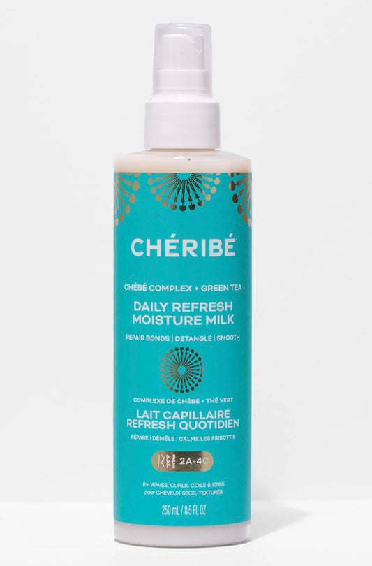 Cheribe Daily Refresh Moisture Milk with Chebe Complex + Green Tea - Anti-Frizz + Detangling