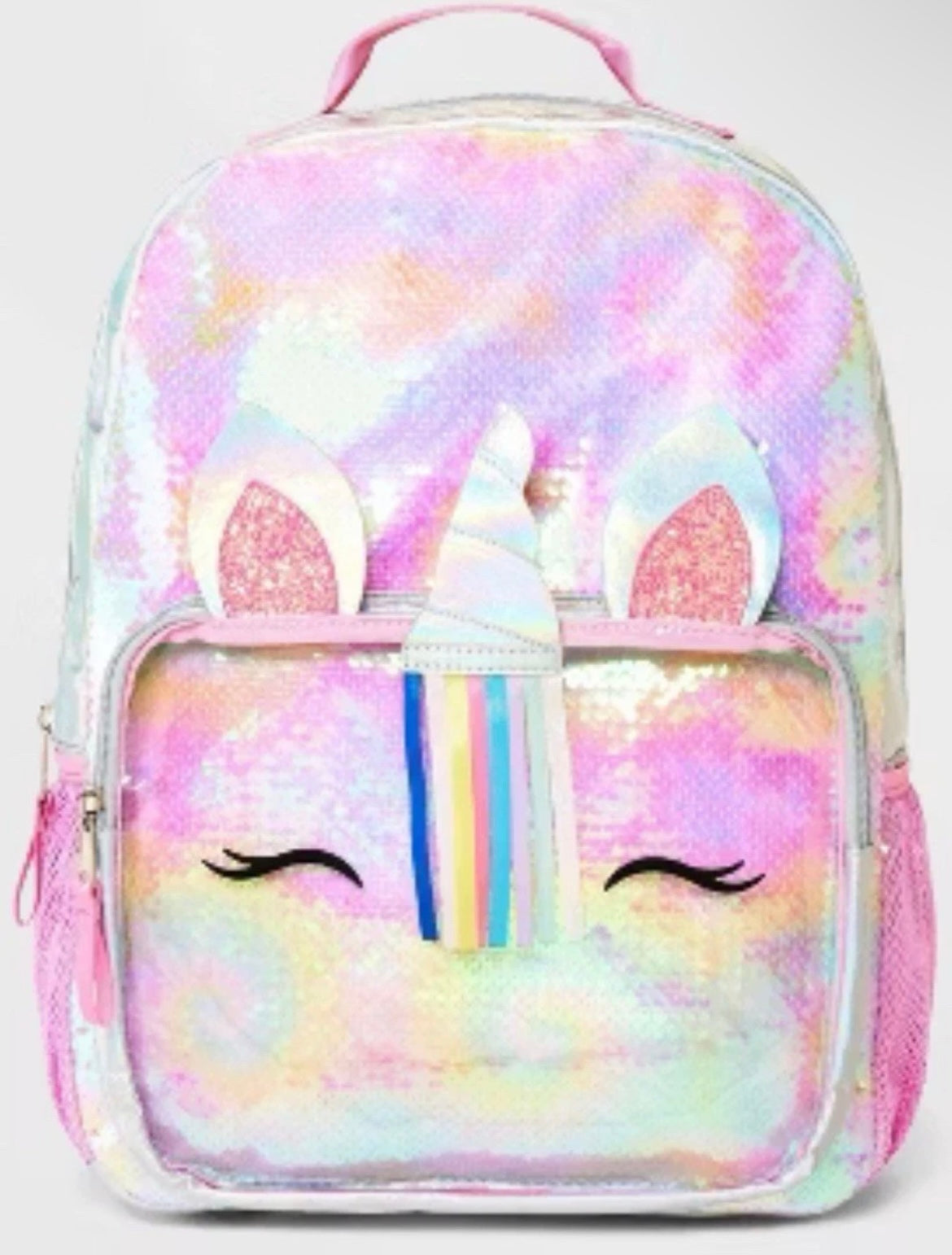 Cat & Jack Kids' 16 Flip Sequiny Unicornio Backpack