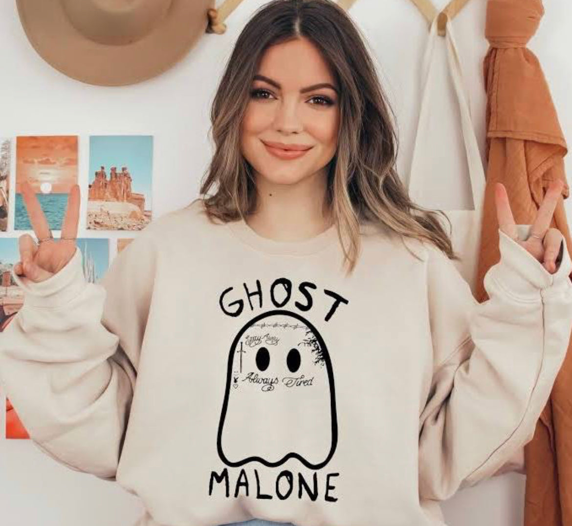 Ghost Malone Crew Neck