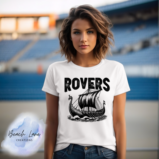 Black and White Rovers Tee