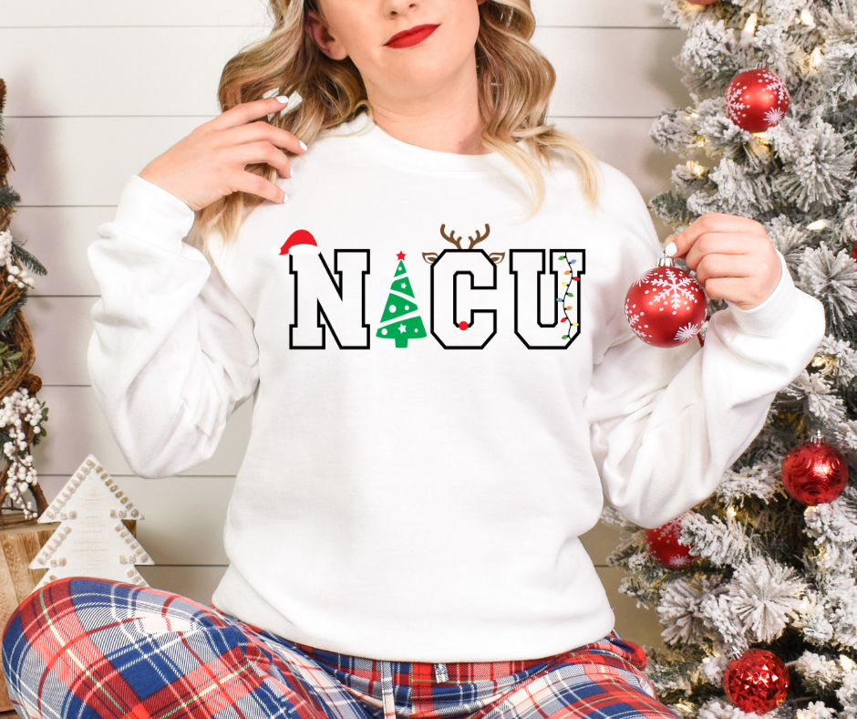 Akron Children's Christmas NICU Crew Neck