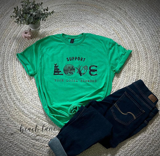 Support Your Local Farmers Tee